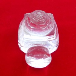 Lab Tested 48.000 Gram Natural Crystal Shree Yantra on Tortoise | Sphatik Shri Yantra | Shree Maha Laxmi Yantra